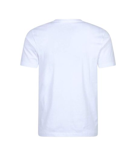 Mens Ben Nevis Scotland Short-sleeved T-shirt White Mountain Warehouse