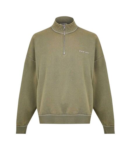 Mens Fleece Sweatshirt Silver Sage Jack Wills