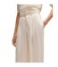 Womens/ladies Taualy-w Relaxed Fit Trousers White Boss-4