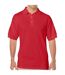 Polo homme rouge Gildan