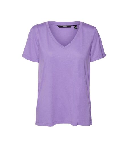 T-shirt Violet Femme Vero Moda Spicy