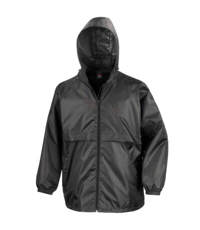 Result Mens Core Lightweight Waterproof Shield Windproof Jacket (Black) - UTBC898