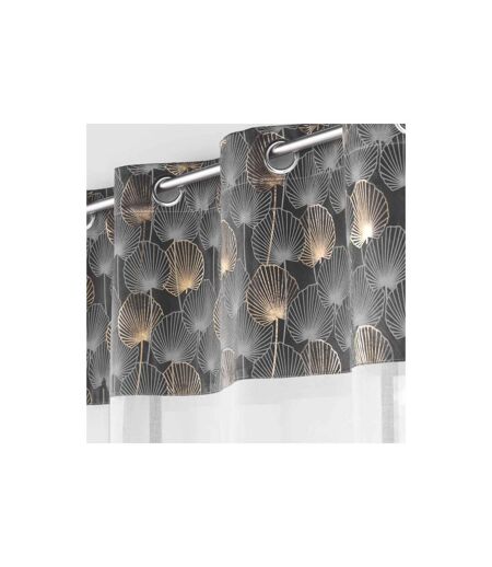 Rideau Voilage à Œillets Clairine 140x240cm Gris