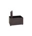 Coffret de Rangement Velours Idaya 65cm Anthracite-4