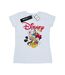 Disney T-shirt en coton ras du cou Mickey Mouse Femme/Femme (Blanc) - UTBI32227-1