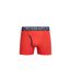Crosshatch Mens Lynol Boxer Shorts (Pack of 3) (Red)