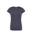 T-shirt Comfort Femme Bleu Denim Chiné JHK-1