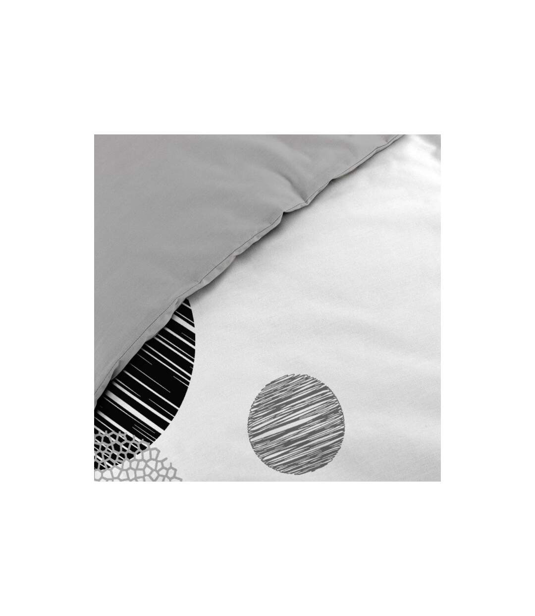 Parure de Lit 3 Pièces Stormi 260x240cm Noir-5