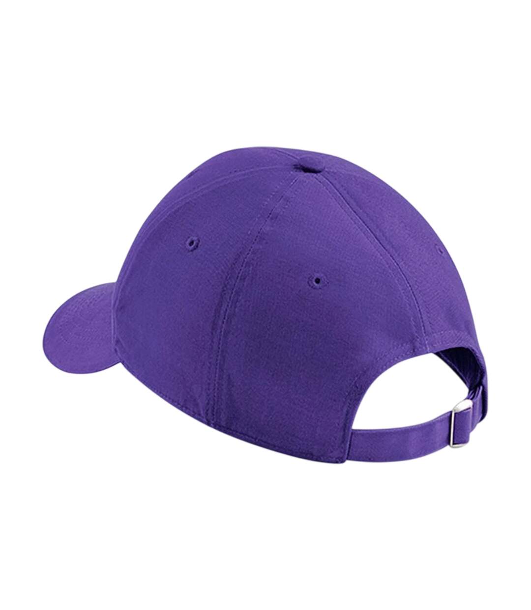 Casquette Motif/style 6 Panneaux Athleisure Violet Blanc Beechfield-2