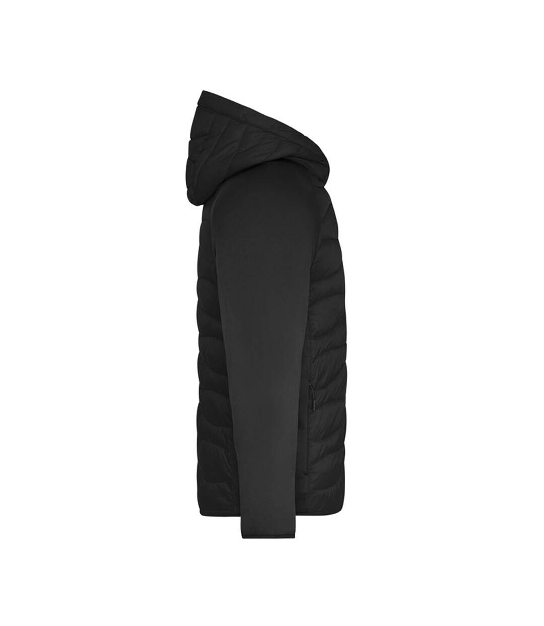 Doudoune Hybride Homme Noir James And Nicholson-3