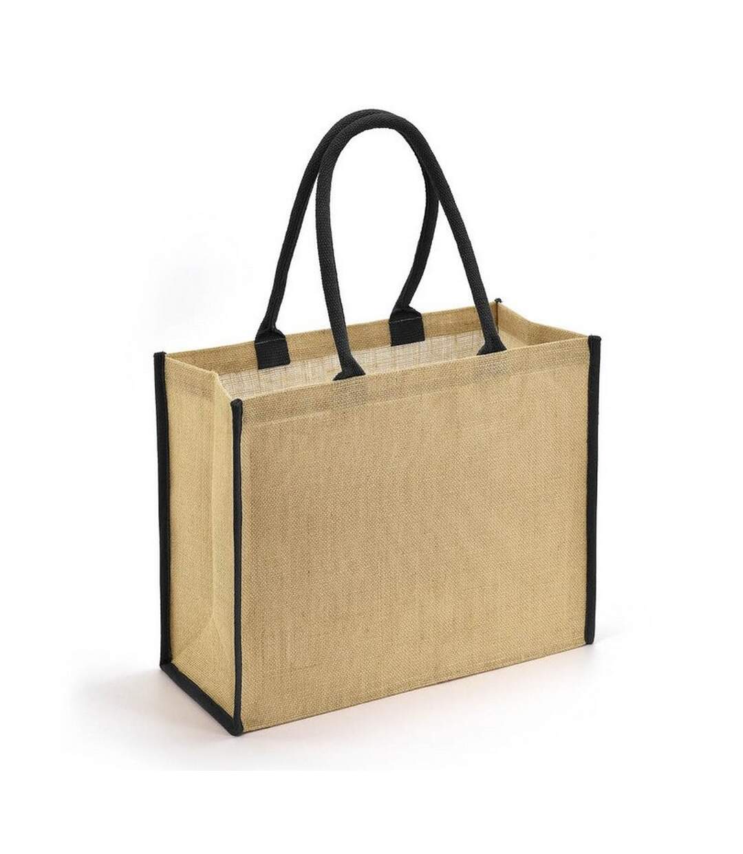 Sac de courses taille unique beige pâle / noir Brand Lab-1