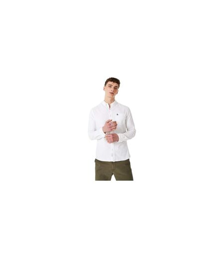 Mens Plain Oxford Shirt White Jack Wills