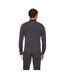 Mens Lymn Embroidered Logo Knitted V Neck Sweatshirt Grey Melange J.Lindeberg-3