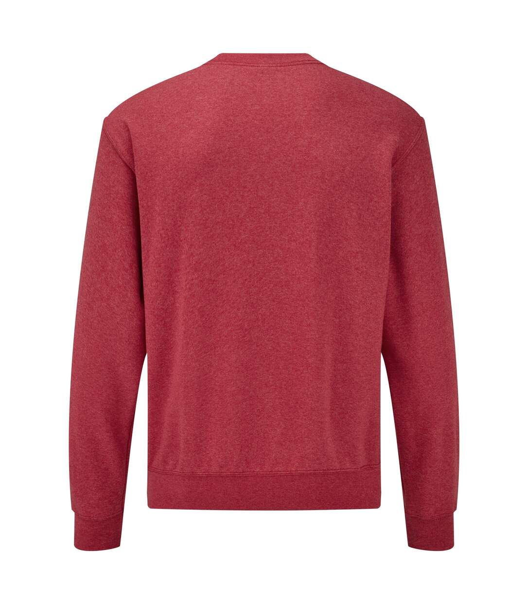 Sweat Classic Homme Rouge Chiné Fruit Of The Loom-2