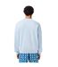 Mens Natural Dyed Loose Fit Sweatshirt Light Blue Lacoste-3