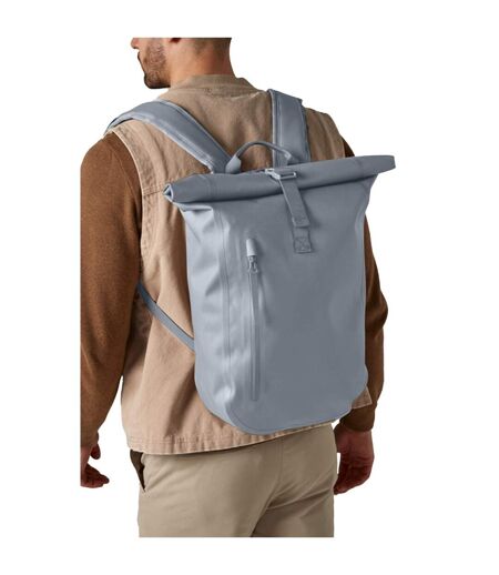 Sac À Dos Motif/style Haut À Rouler Lite Taille Unique Bleu Gris Quadra