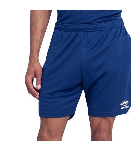 Mens Total Training Shorts Royal Blue White Umbro