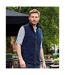 Mens Artisan Fleece Gilet Navy Brown Premier-1