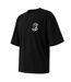 T-shirt Oversize Homme Du Nouveau Monde Noir Gris Pretty Boy Ugly World-3