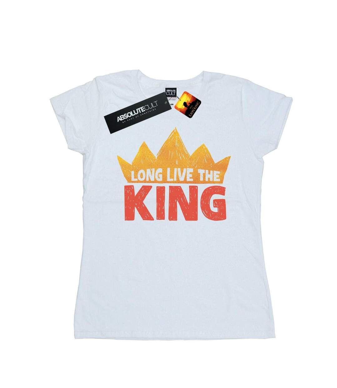 Disney - T-shirt THE LION KING MOVIE LONG LIVE THE KING - Femme (Blanc) - UTBI25114-1