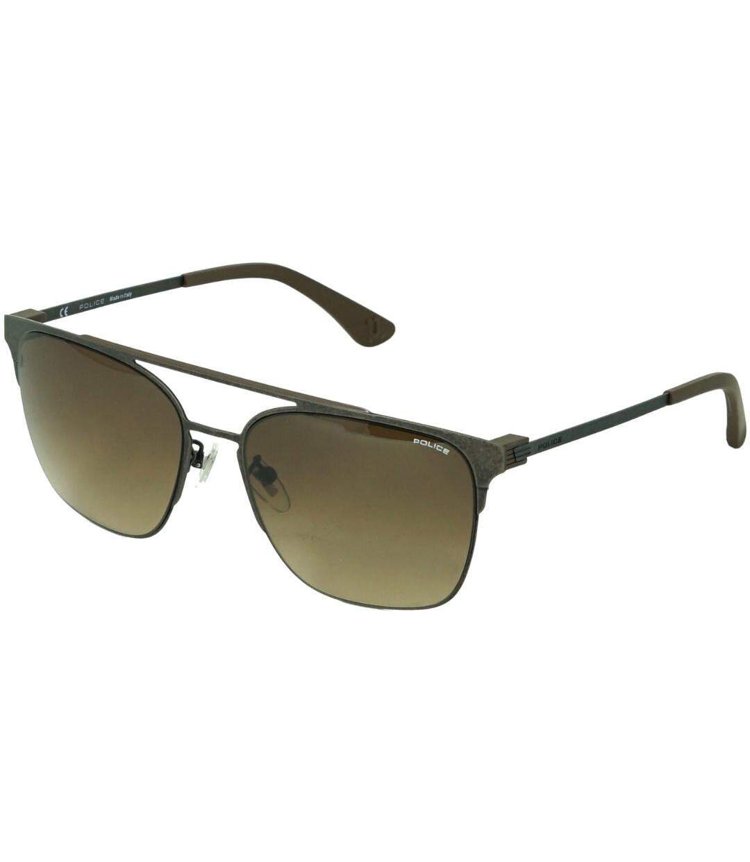 Lunettes De Soleil Spl347m Homme Taille Unique Marron Police-3