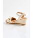 Sandales compensées cuir largeur confort chic-2