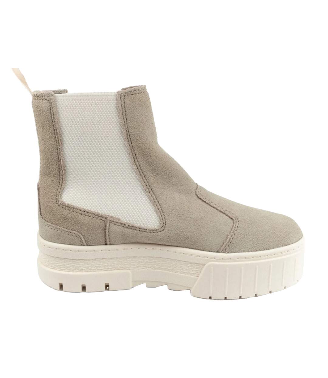 Bottines Chelsea Mayze Femme Beige Blanc Puma-4