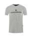 Unisex Adult Script Logo T-shirt Grey Aquascutum-1