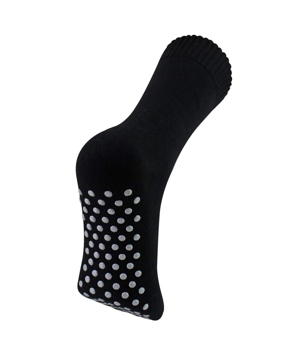 Mens Extra Wide Winter Bed Socks with Grips | Non Slip Thermal Sleep Socks-3