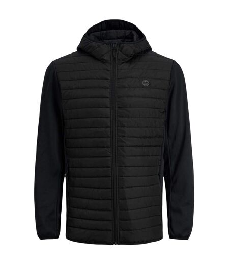 Doudoune Hybride Manches Longues Homme Noir Jack And Jones