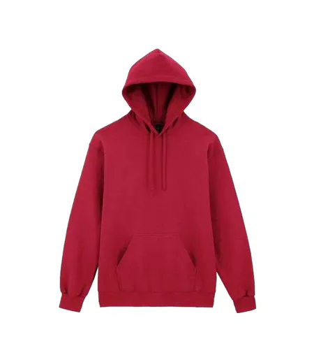 Sweat Uni Et Épais À Capuche Hammer Maxweight Homme Rouge Rose Gildan