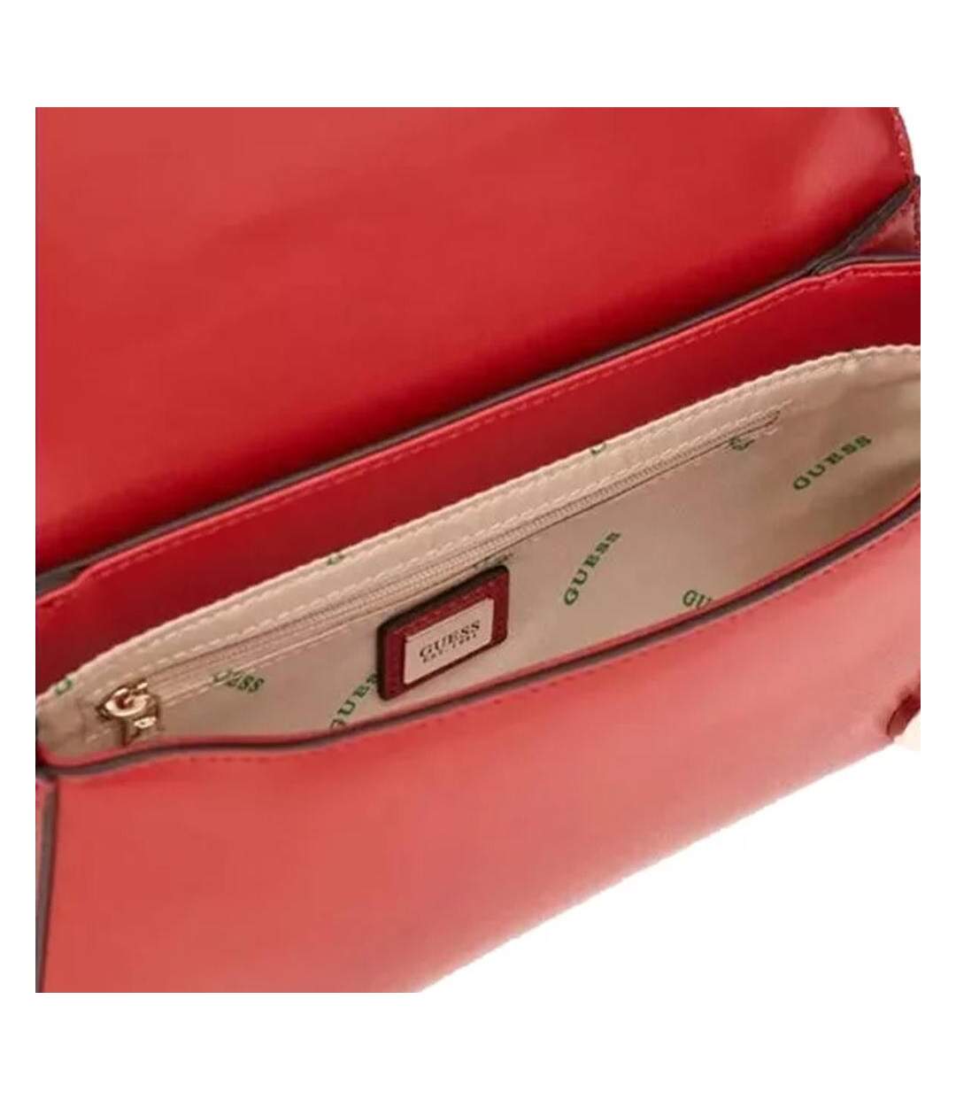 Sac à main rouge femme guess mietta - taille unique-3
