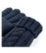 Beechfield Unisex Cable Knit Melange Gloves (Navy) - UTRW7296-2