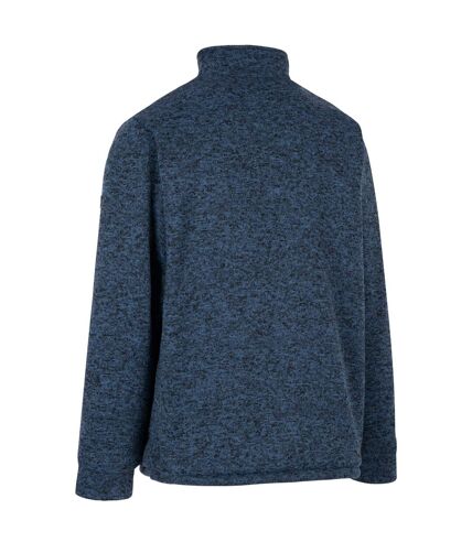 Mens ampney marl fleece jacket smokey blue Trespass