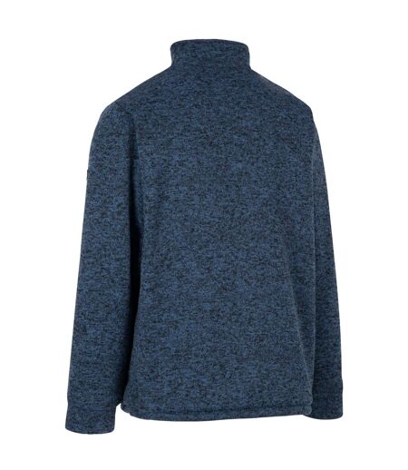 Mens ampney marl fleece jacket smokey blue Trespass