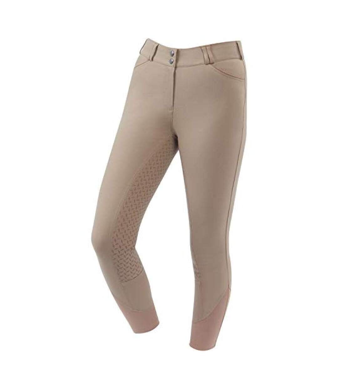 Dublin Womens/Ladies Prime Gel Full Seat Breeches (Beige) - UTWB534