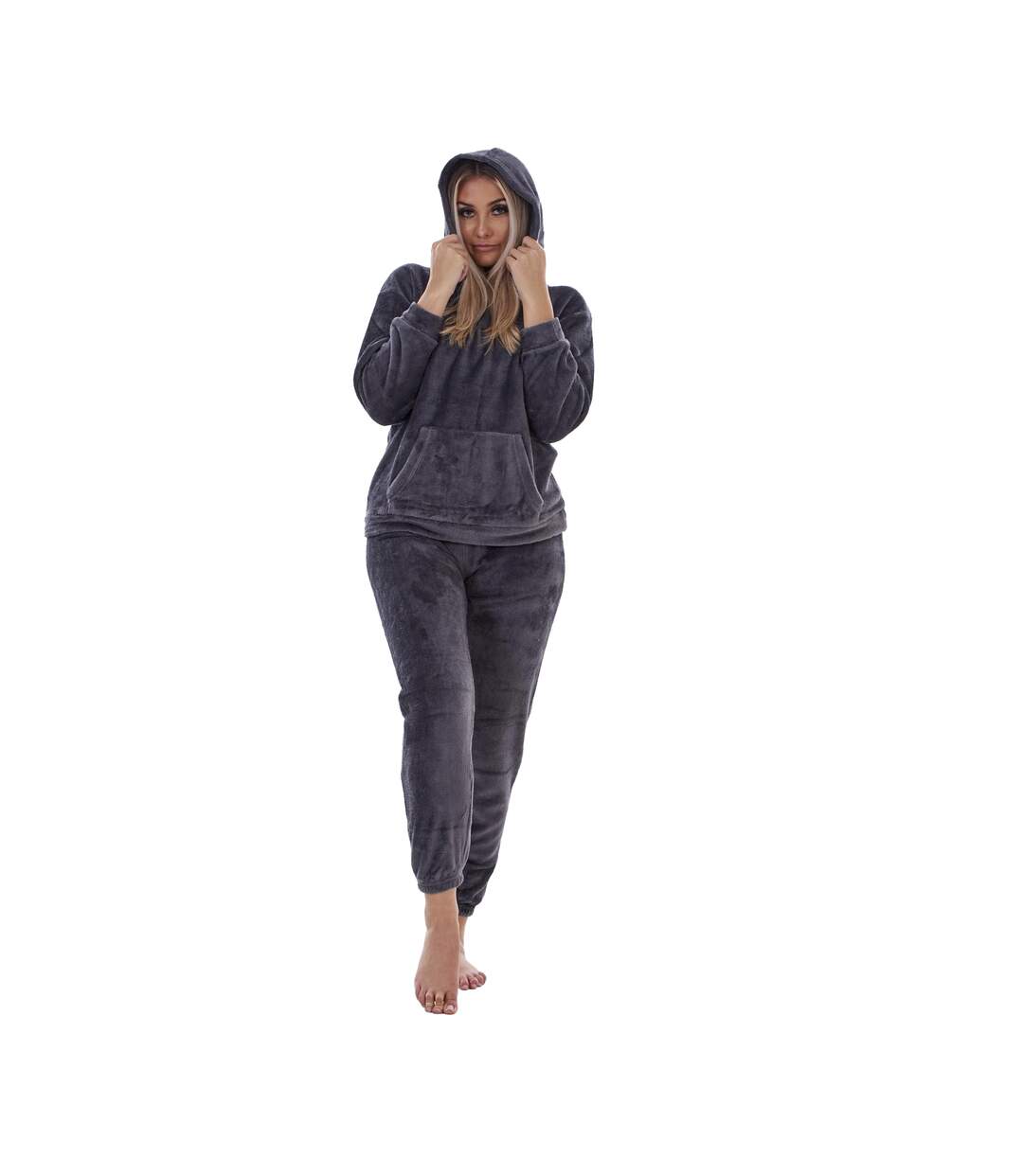 Ensemble De Pyjama Long Femme Charbon Keanu-1