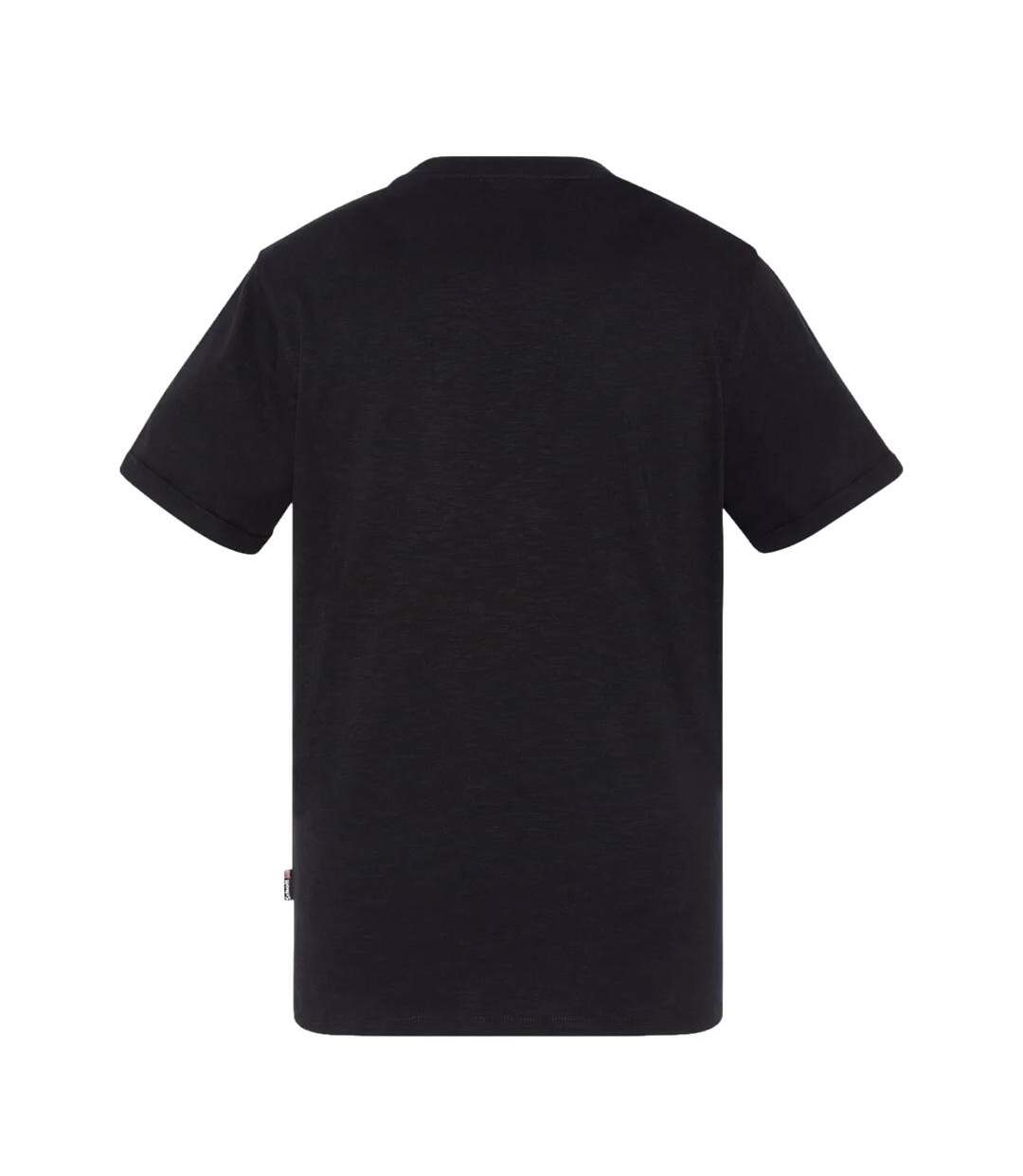 T-Shirt noir homme schott tskea1-2