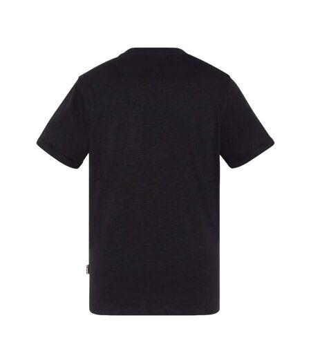 T-Shirt noir homme schott tskea1