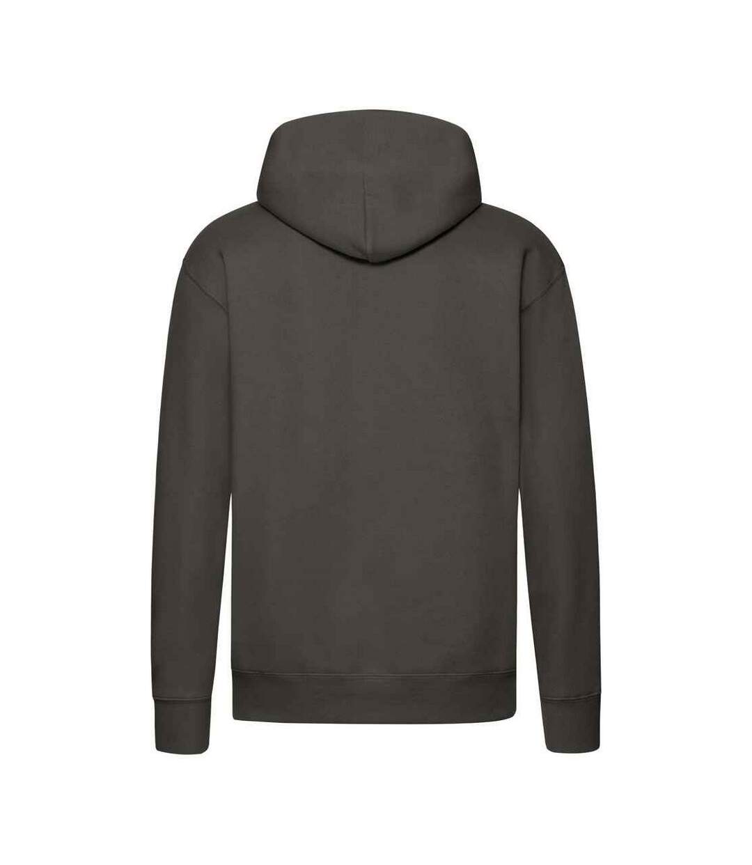 Mens premium hoodie charcoal Fruit of the Loom