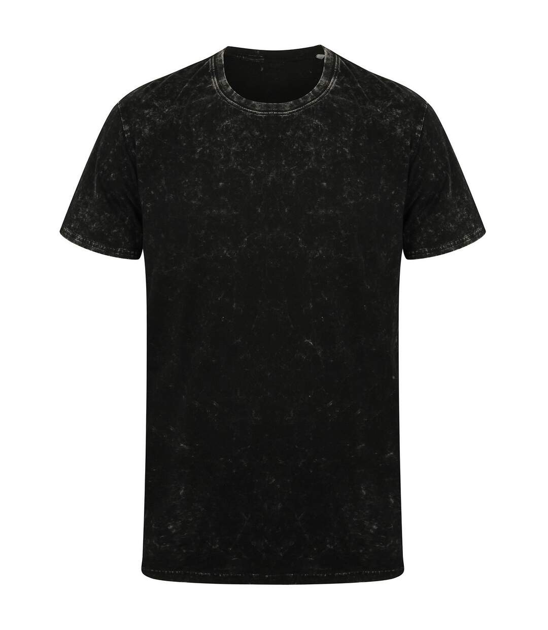 T-shirt adulte noir délavé Skinni Fit