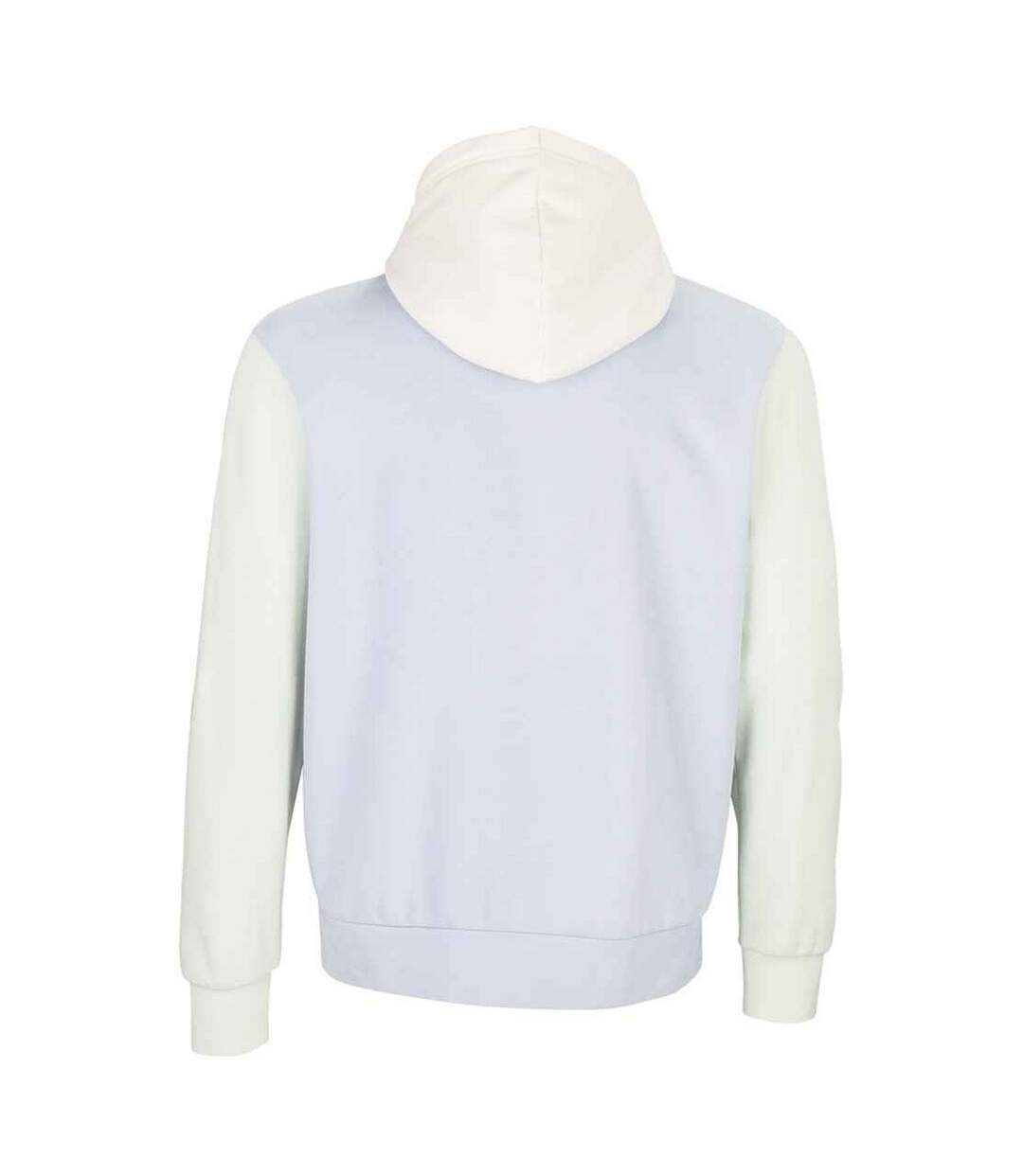 Sweat À Capuche Collins Adulte Bleu Pâle Blanc Crème Vert Pâle SOLS-2