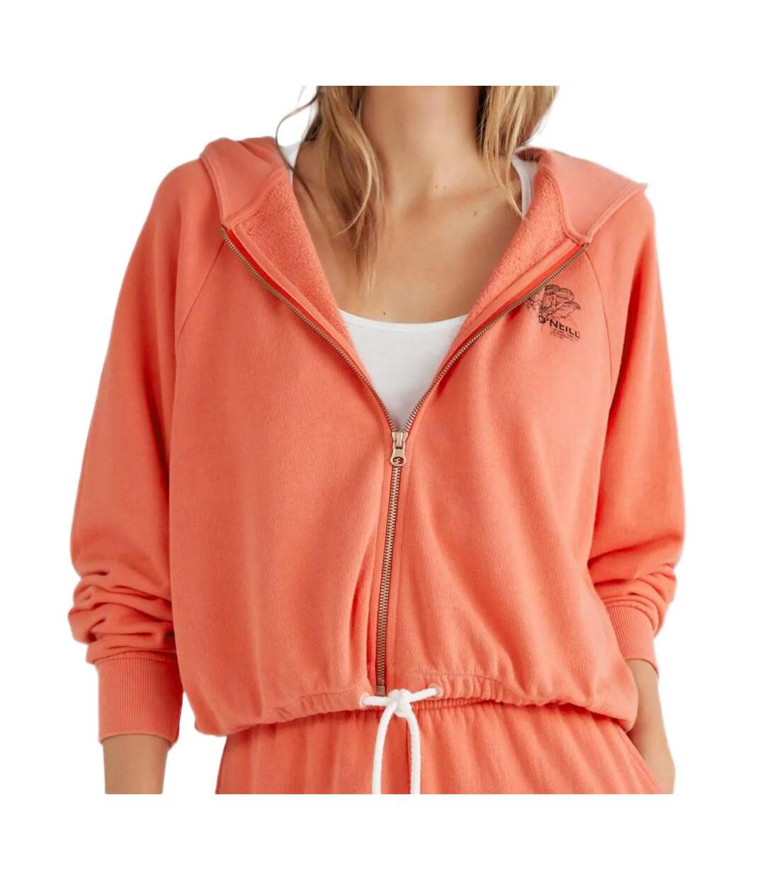 Sweat zippé Corail Femme O'Neill Sunrise - M-1