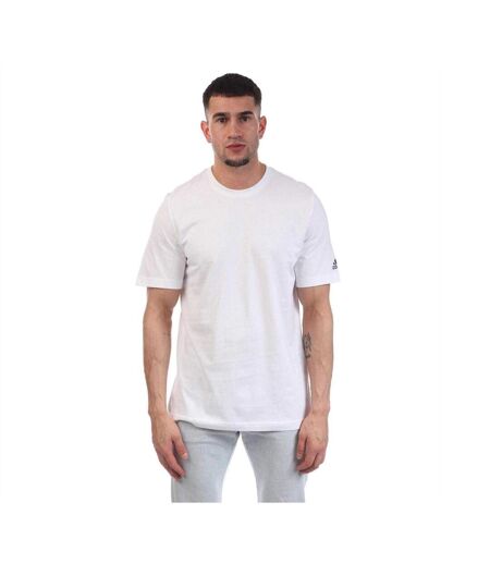 T-shirt Motif/style Uni Homme Blanc Adidas