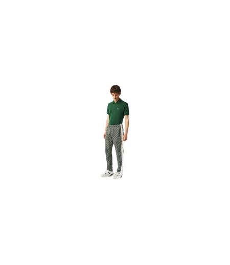 Mens Geometric Regular Tracksuit Green Wood Lacoste