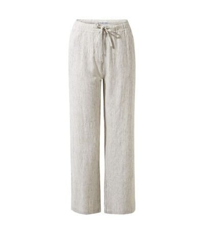 Craghoppers Womens/Ladies Linah Striped Lounge Pants (Cool White/Navy) - UTCG1573