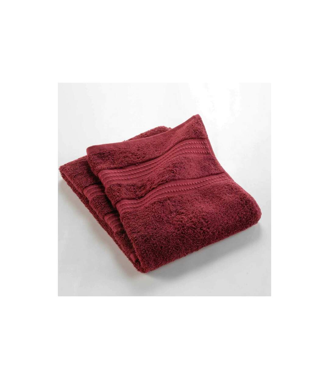 Serviette de Toilette Excellence 50x90cm Bordeaux-3