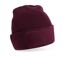 Bonnet avec patch - Adulte - B445 - rouge bordeaux-1