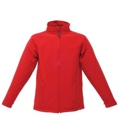 Regatta Mens Uproar Lightweight Wind Resistant Softshell Jacket (Classic Red/Seal Grey) - UTRW1211