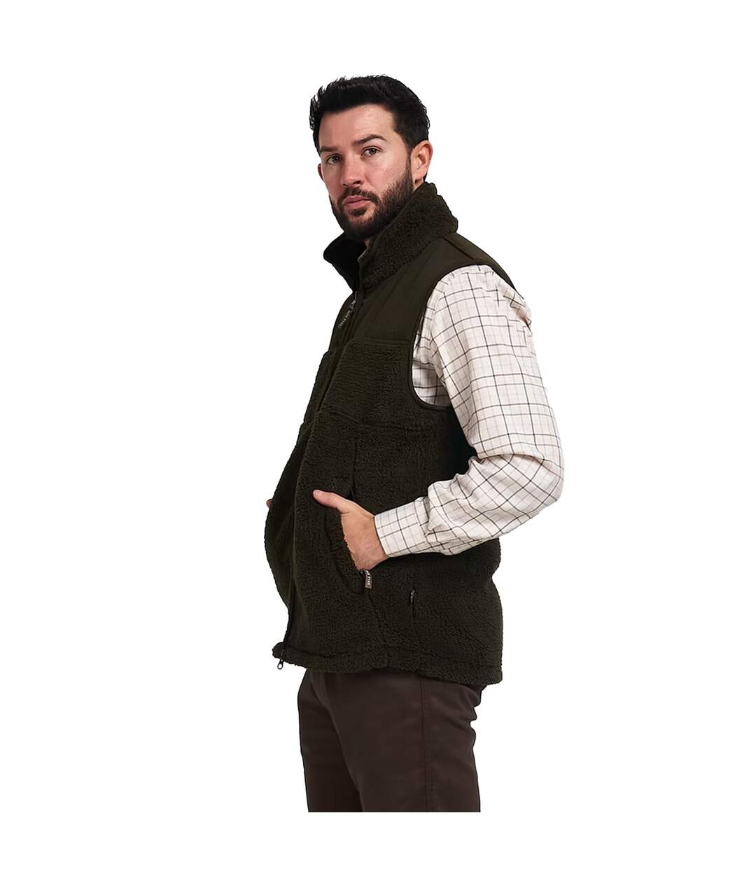 Veste Sans Manches Homme Olive Foncé Jack Pyke-4